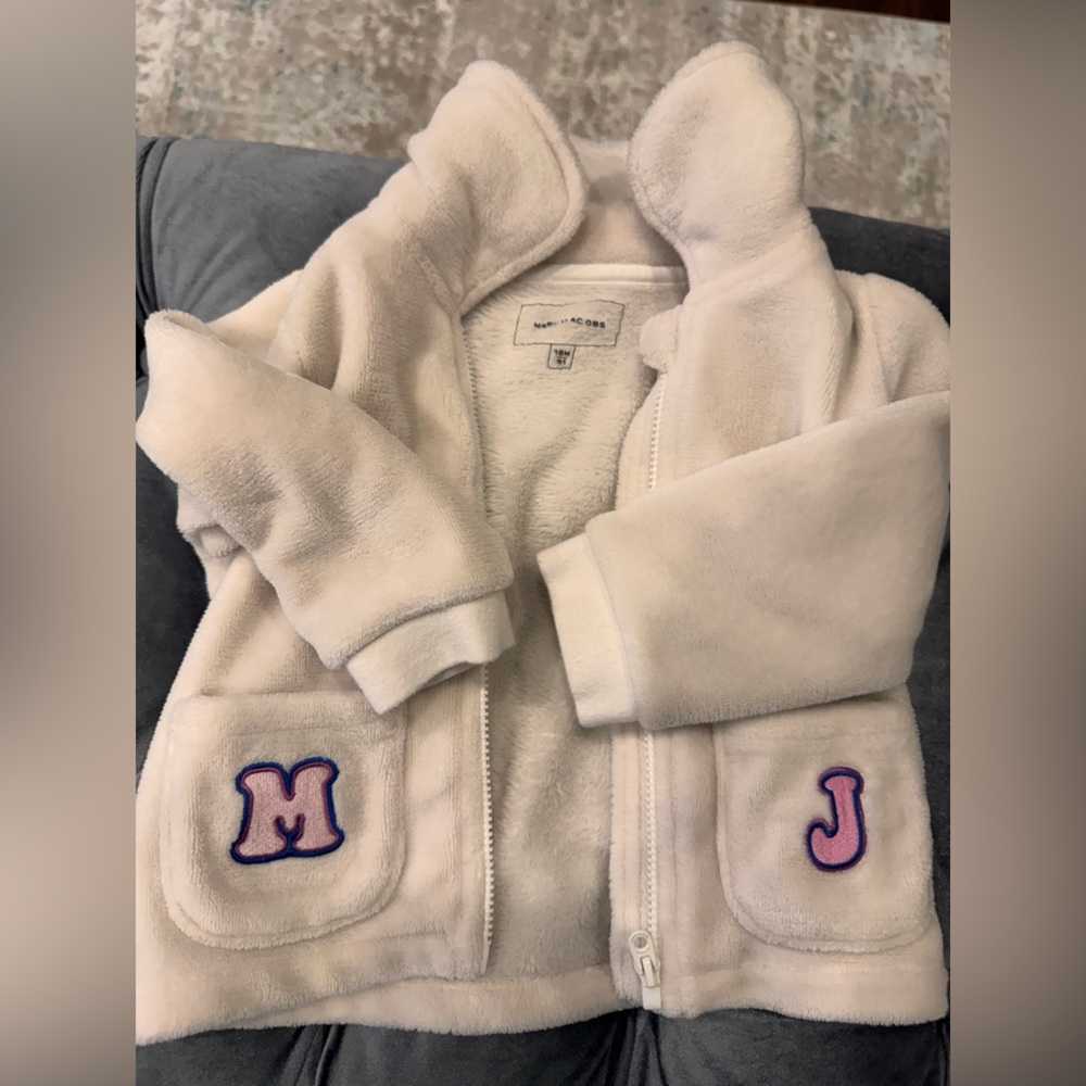 Marc Jacobs Soft Cream Baby Jacket with leggings